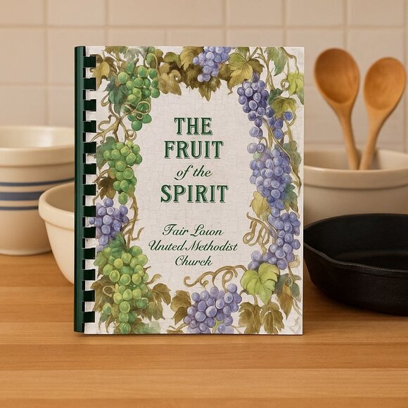 Fruit of the Spirit Cookbook 2012 Fair Lawn United Methodist Church Vintage - Picture 1 of 9